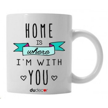 DUDECOR - TAZZA MUG "HOME...