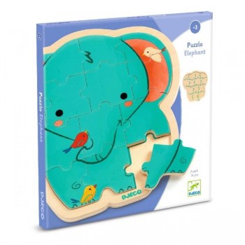 DJECO - PUZZLO ELEFANTE...